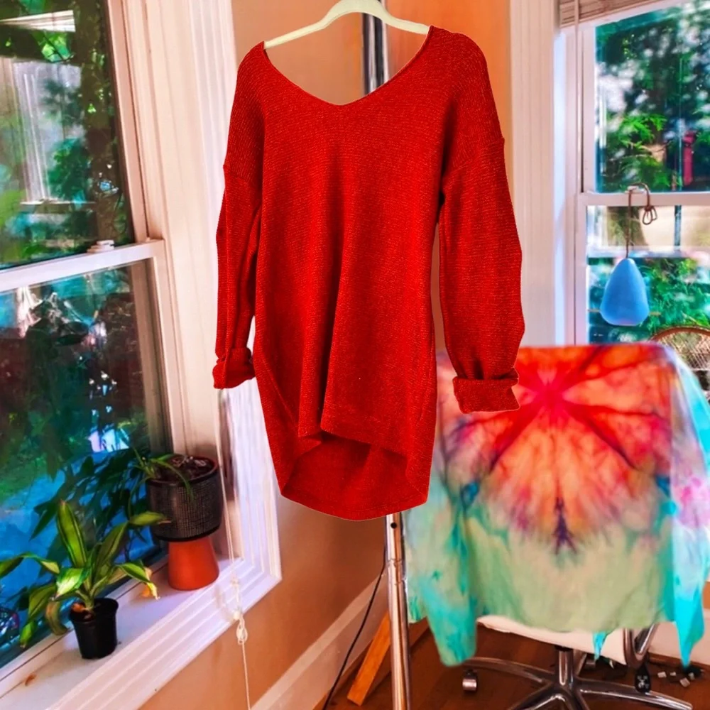 cozy speckled amythyst knit 🔮 - Picture 2 of 6